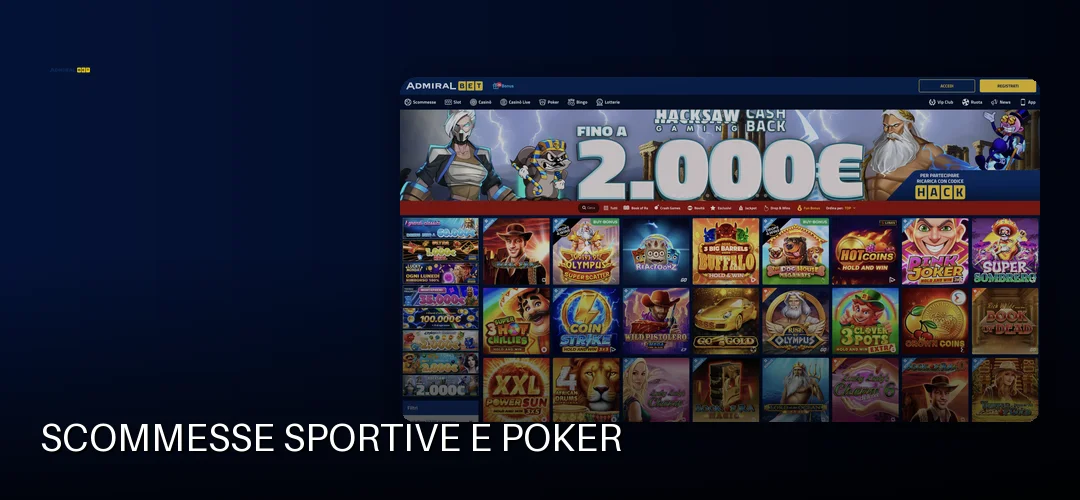 Admiralbet promotional banner